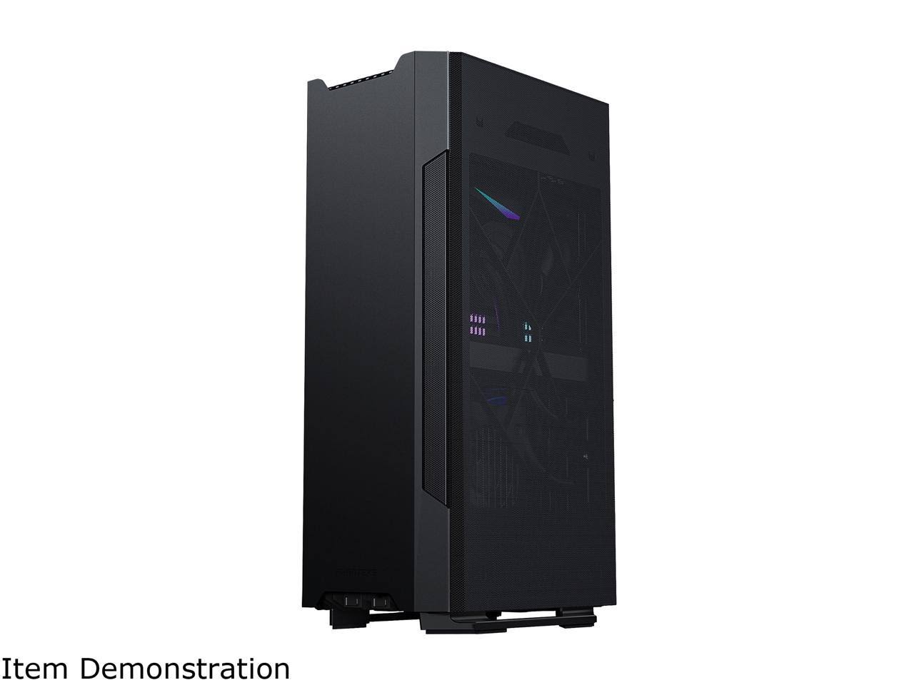 Black Mini-ITX Case with Fabric and Aluminum Panels L526