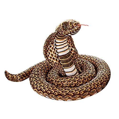 Large King Cobra Plush Stuffed Animal Toy D118866