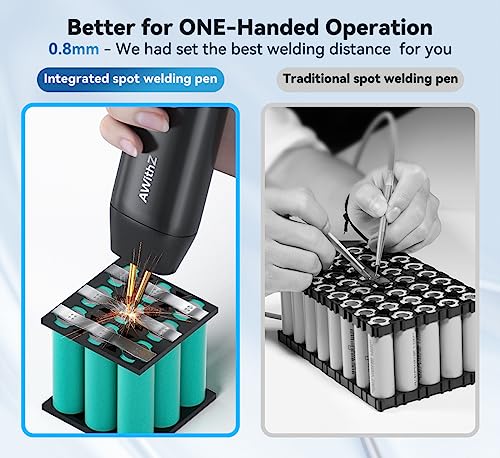 Black Handheld Battery Spot Welder X206