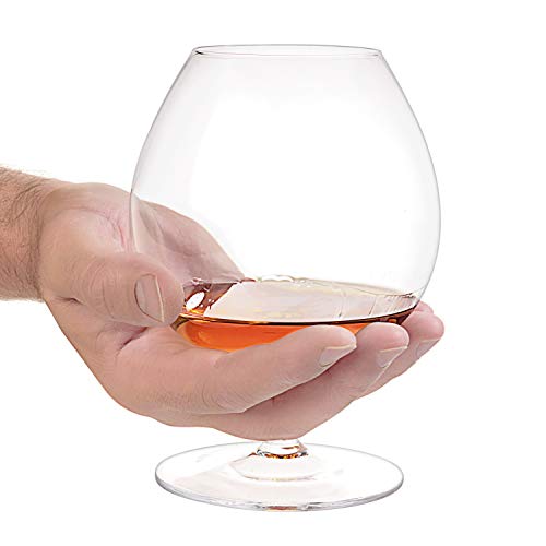 Set of 2 Crystal Snifter Glasses O8269