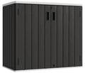 57 Cu.ft Brown Outdoor Vertical Storage Shed S5200