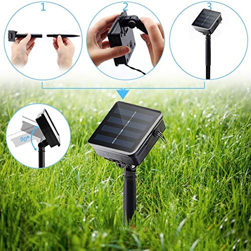 72 Feet 200 LED Solar Powered Fairy String Lights (White) F2210