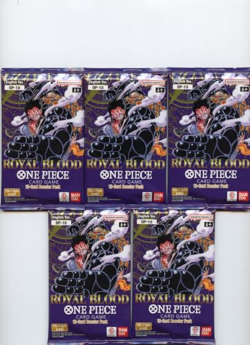 5 Packs Booster Packs for One Piece TCG T772