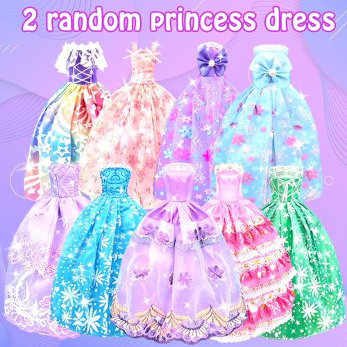 82PCS Doll Clothes and Accessories with Closet for 11.5 Inch Doll T135