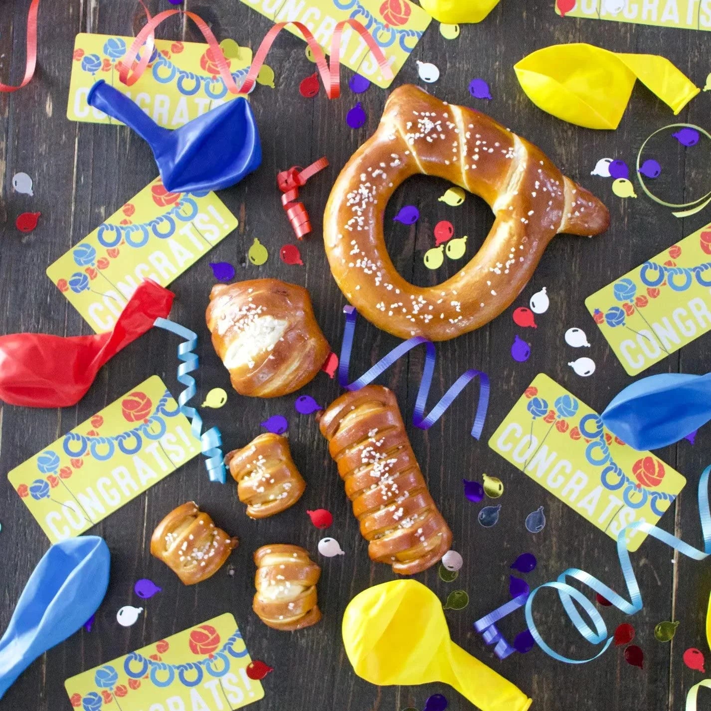 Gourmet Gift Box, Artisanal Soft Pretzel Snack Pack W92649