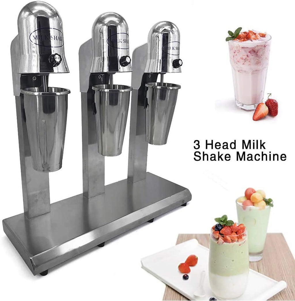 3 Head Stainless Steel Milkshake Mixer I83313