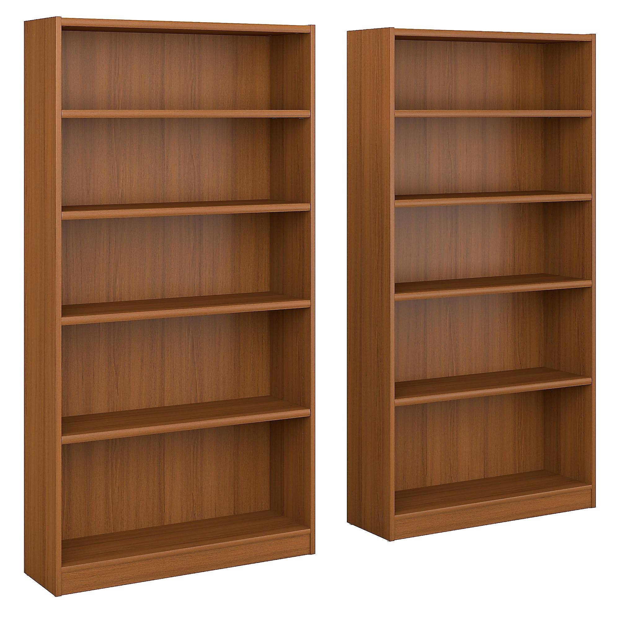 5 Shelf Bookcase Set of 2 A9613