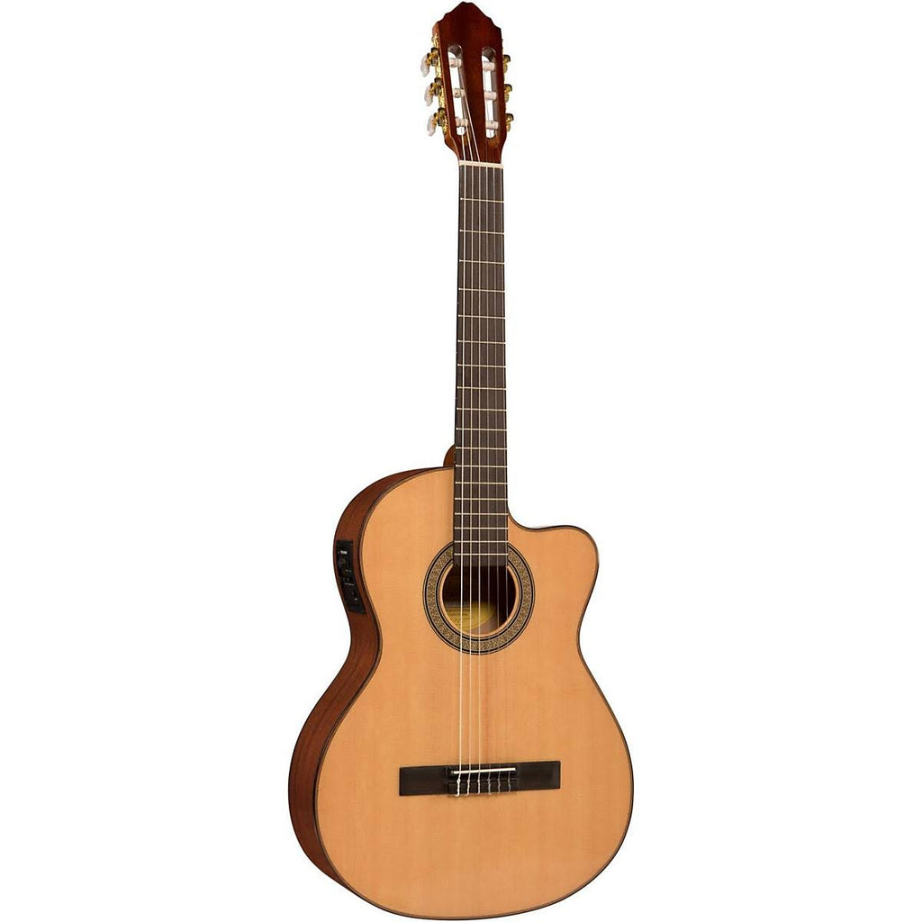 Natural Cutaway Acoustic-Electric Classical Guitar Q2216
