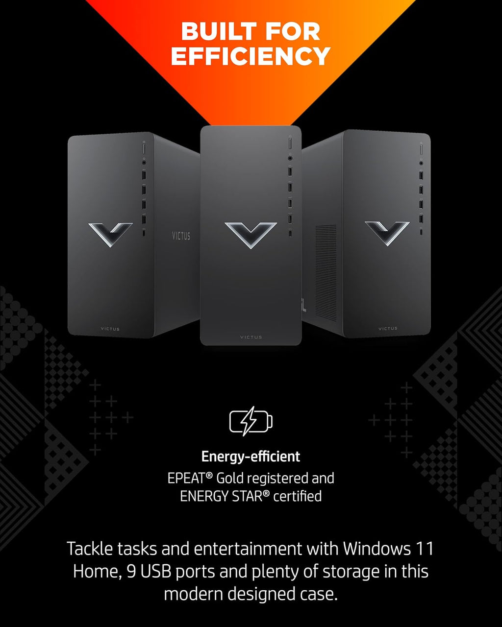 AMD Ryzen 5 5600G 32GB SDRAM 1TB SSD Gaming Desktop D603