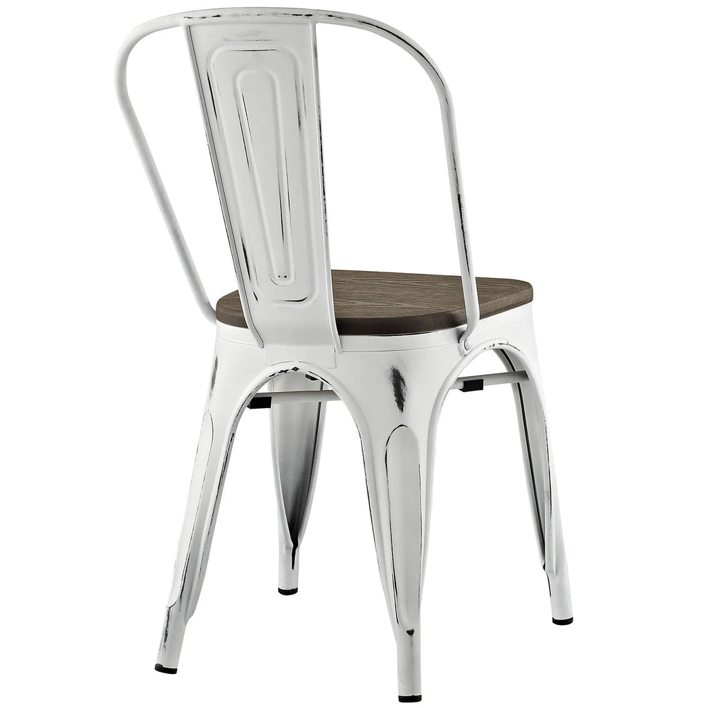 White Metal Dining Chair H82914