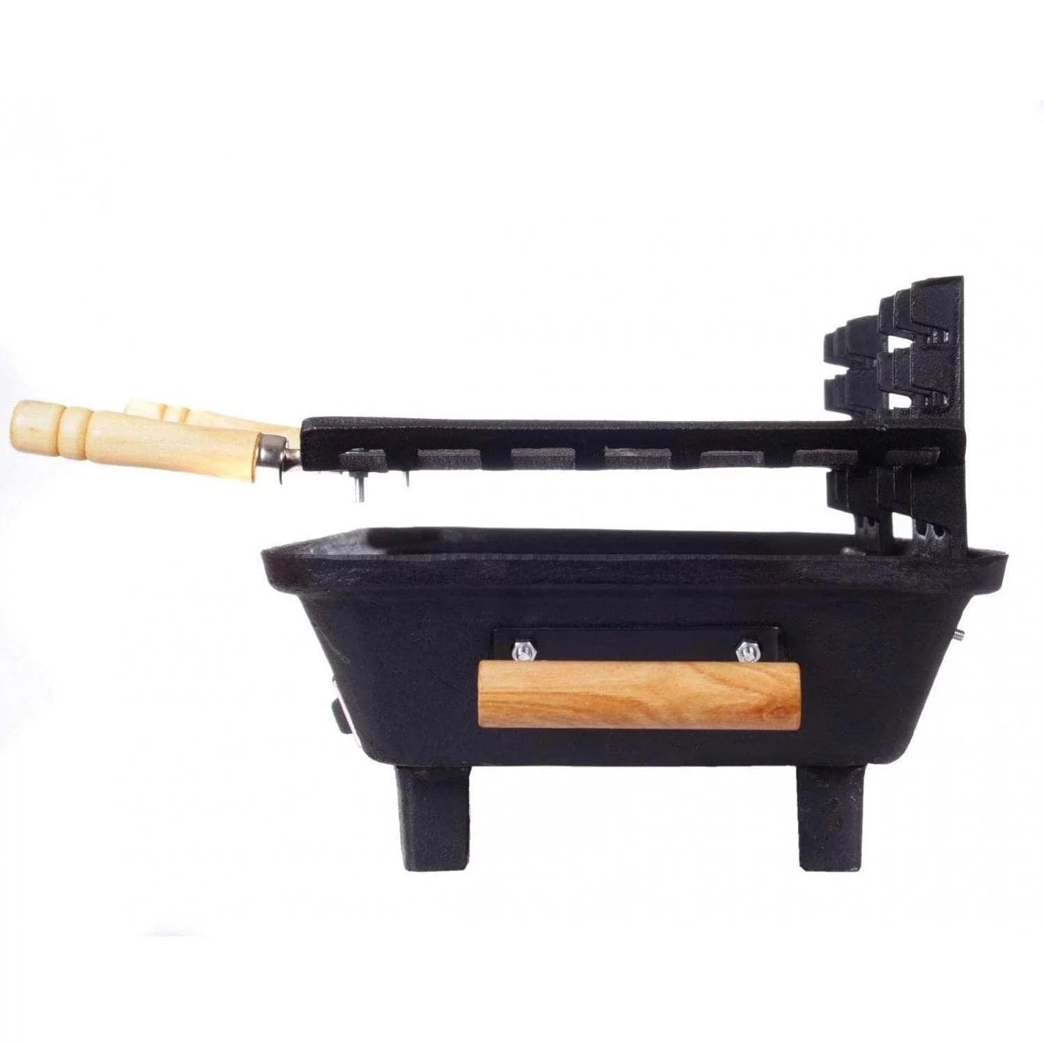 Cast Iron Hibachi Tabletop Charcoal BBQ Grill D689