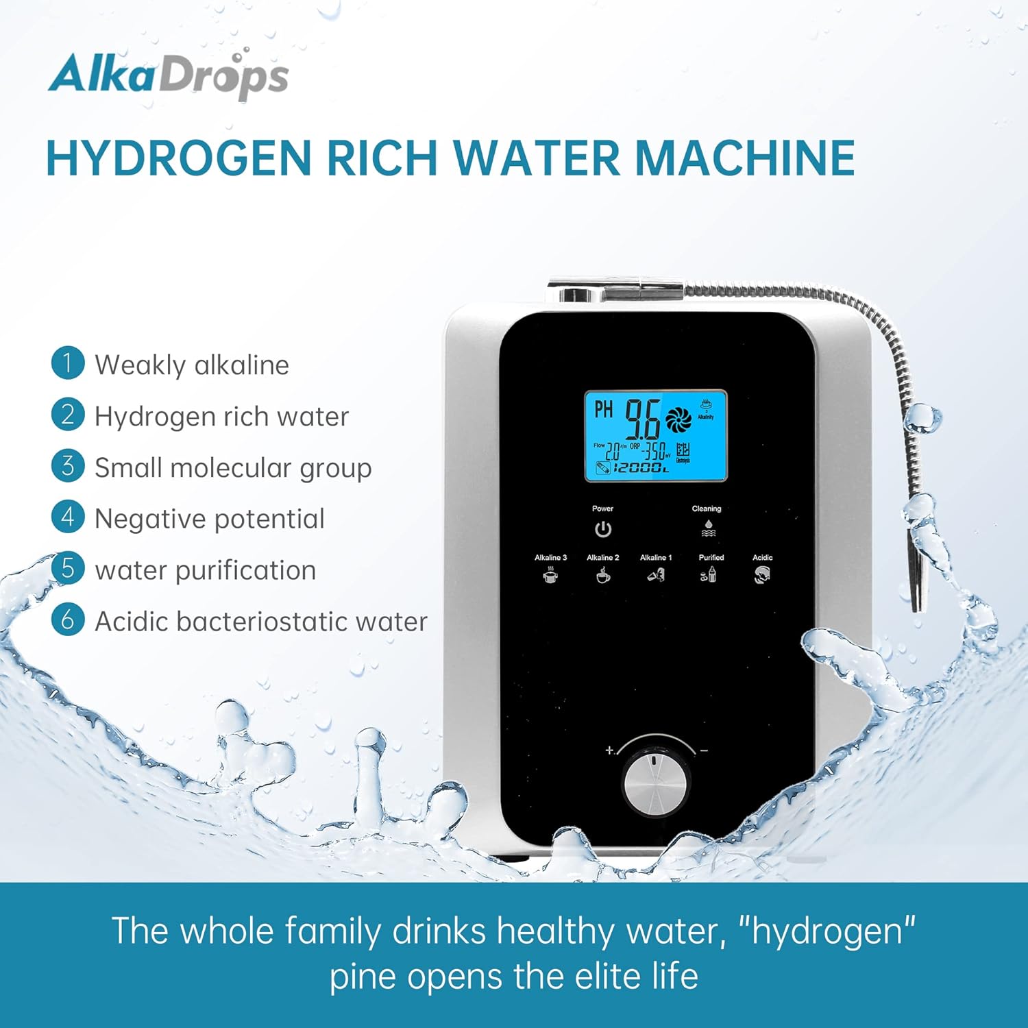 11 Plate Electrode Alkaline Acid Water Machine Z169249
