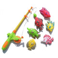 Magnetic Fishing Toy Set With 1 Fishing Rod and 6 Fishes W21930