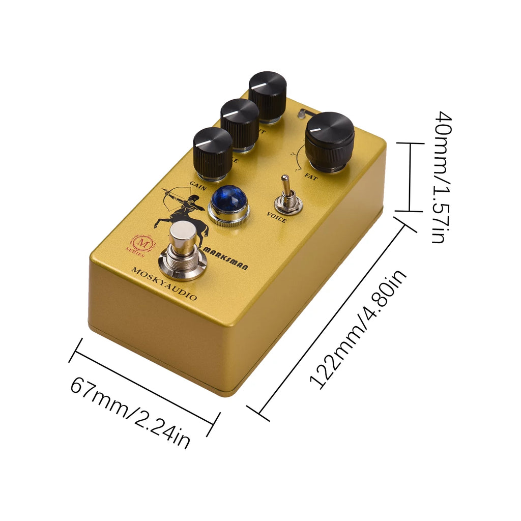 Guitar Pedal with 4 Clipping Modes T85925