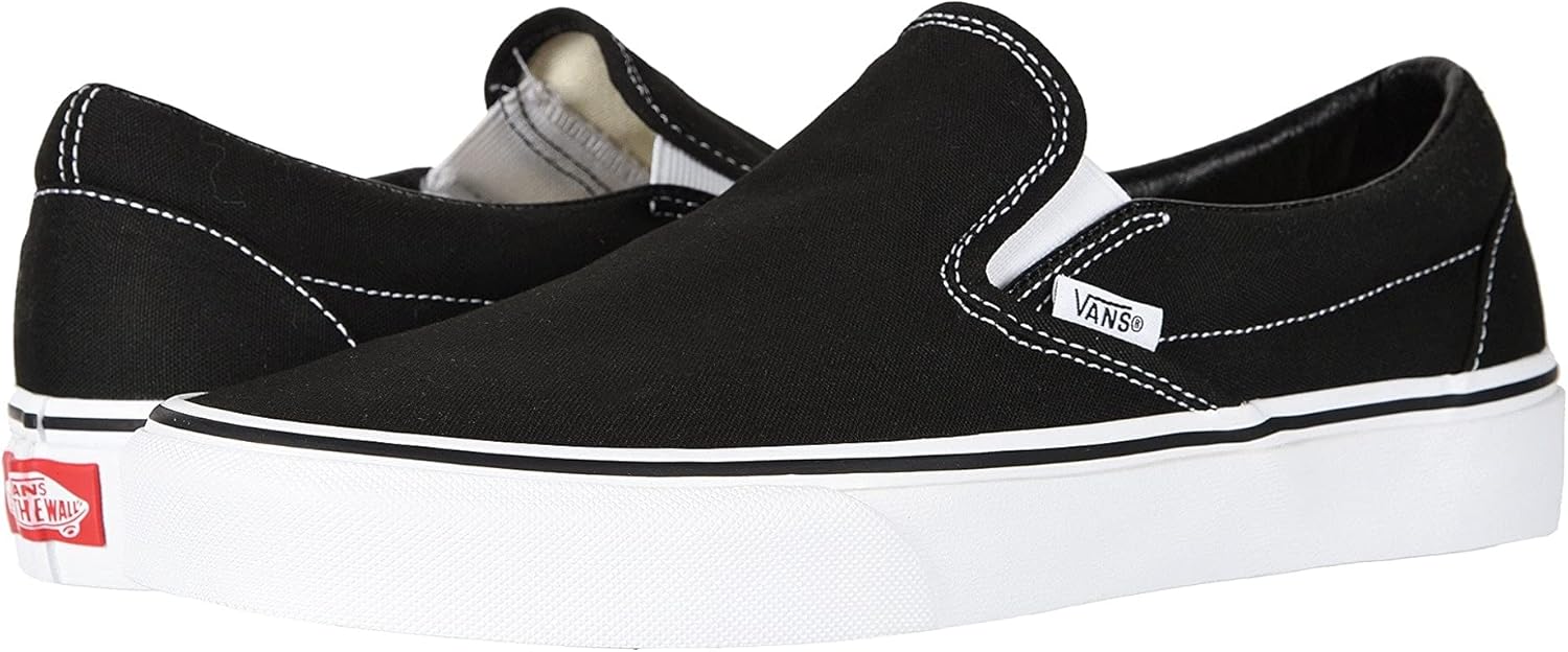 Black Slip-On Sneakers P2162