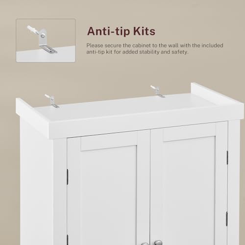 White 6 Door 1 Drawer Pantry Cabinet I559