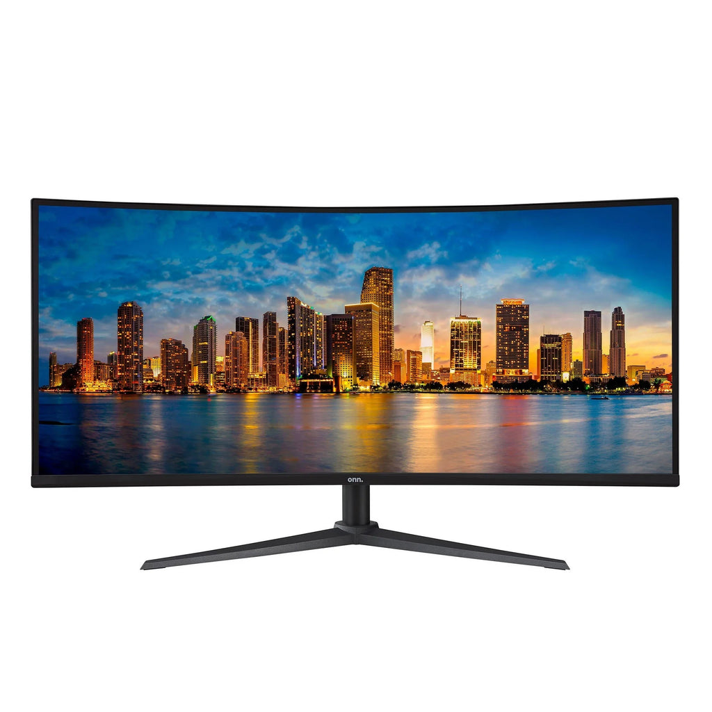 34" Curved Ultrawide WQHD 100Hz Bezel-Less Monitor, Black A1783