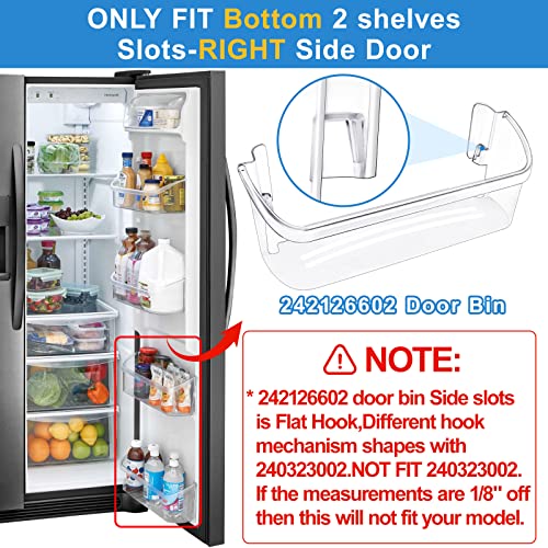 2 Pack Refrigerator Door Bin Shelf Replacement J815