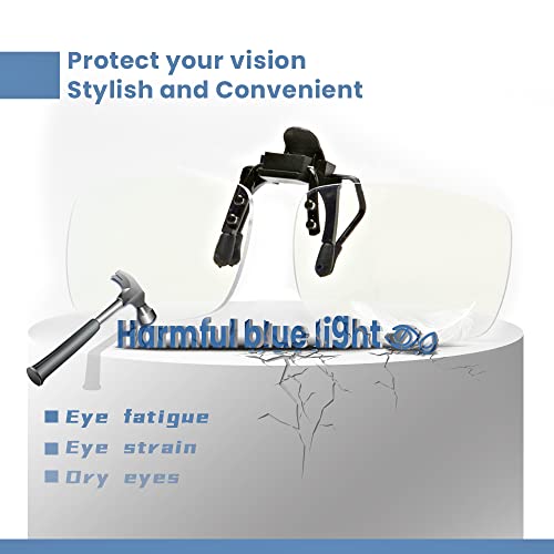 Transparent 1.5 Blue Light Blocking Magnifying Glasses V9809
