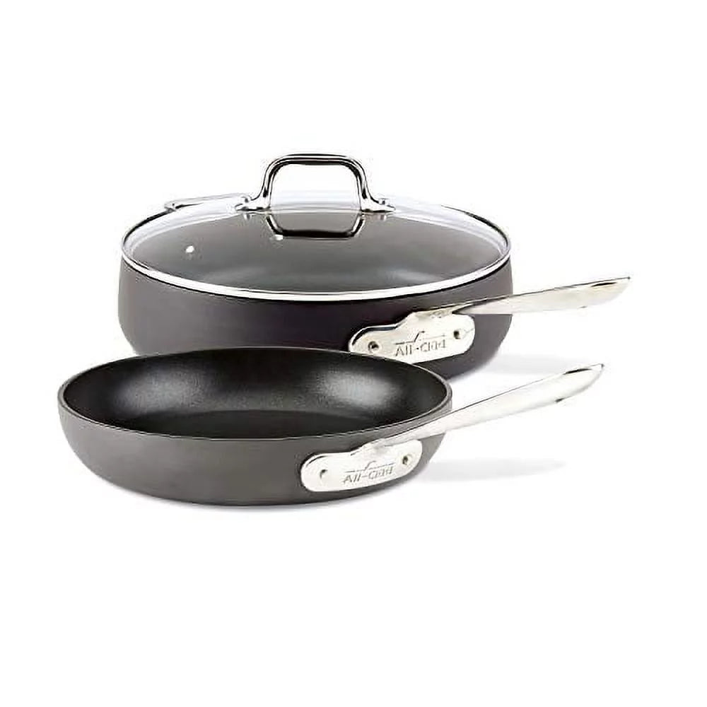 2 Piece Nonstick Fry Pan and Saute Pan Set F566