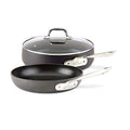 2 Piece Nonstick Fry Pan and Saute Pan Set F566