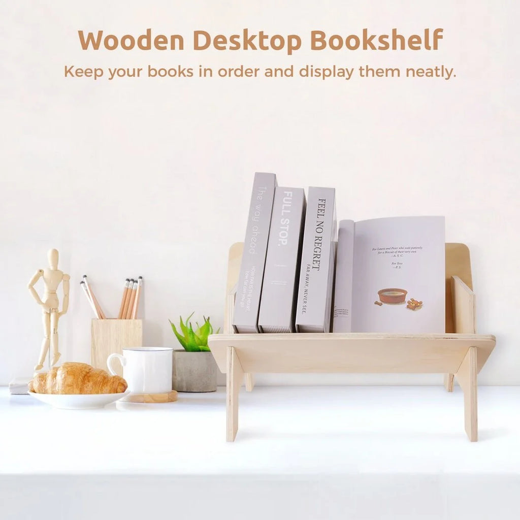 Wooden Desktop Bookshelf I190831