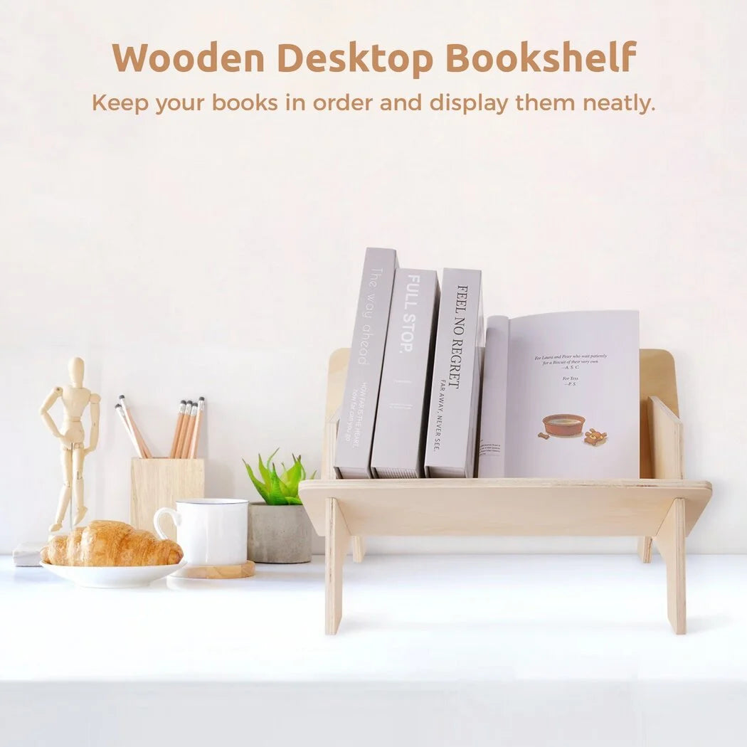 Wooden Desktop Bookshelf I190831