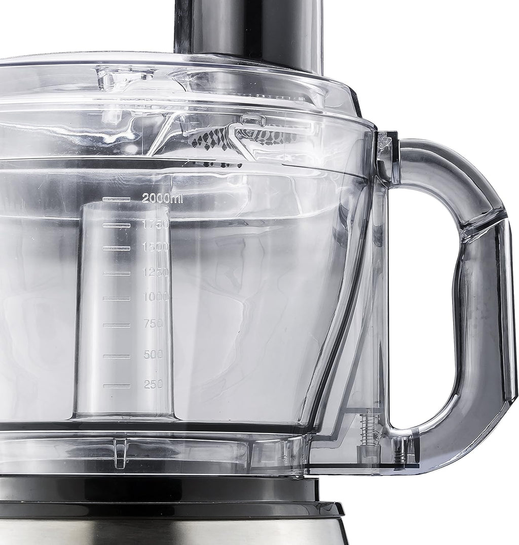 8-Cup Stainless Steel Black Food Processor S44813