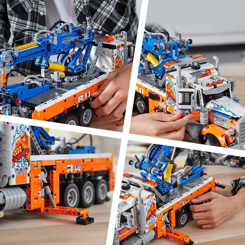 Heavy-Duty Tow Truck with Crane P3814