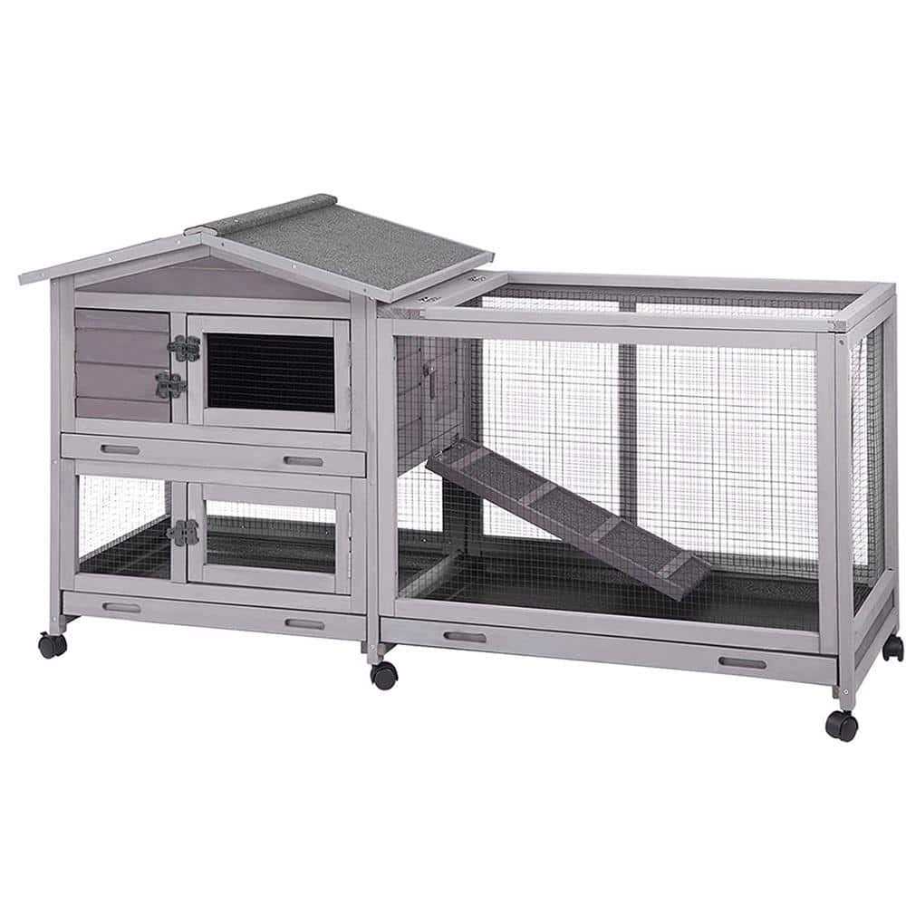 Indoor Outdoor Rabbit Hutch Bunny Cage Y807