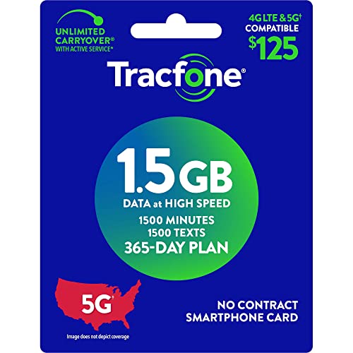 Prepaid Service Card - 1.5GB Data / 1500 Minutes / 1500 Texts, 365 Days P239647
