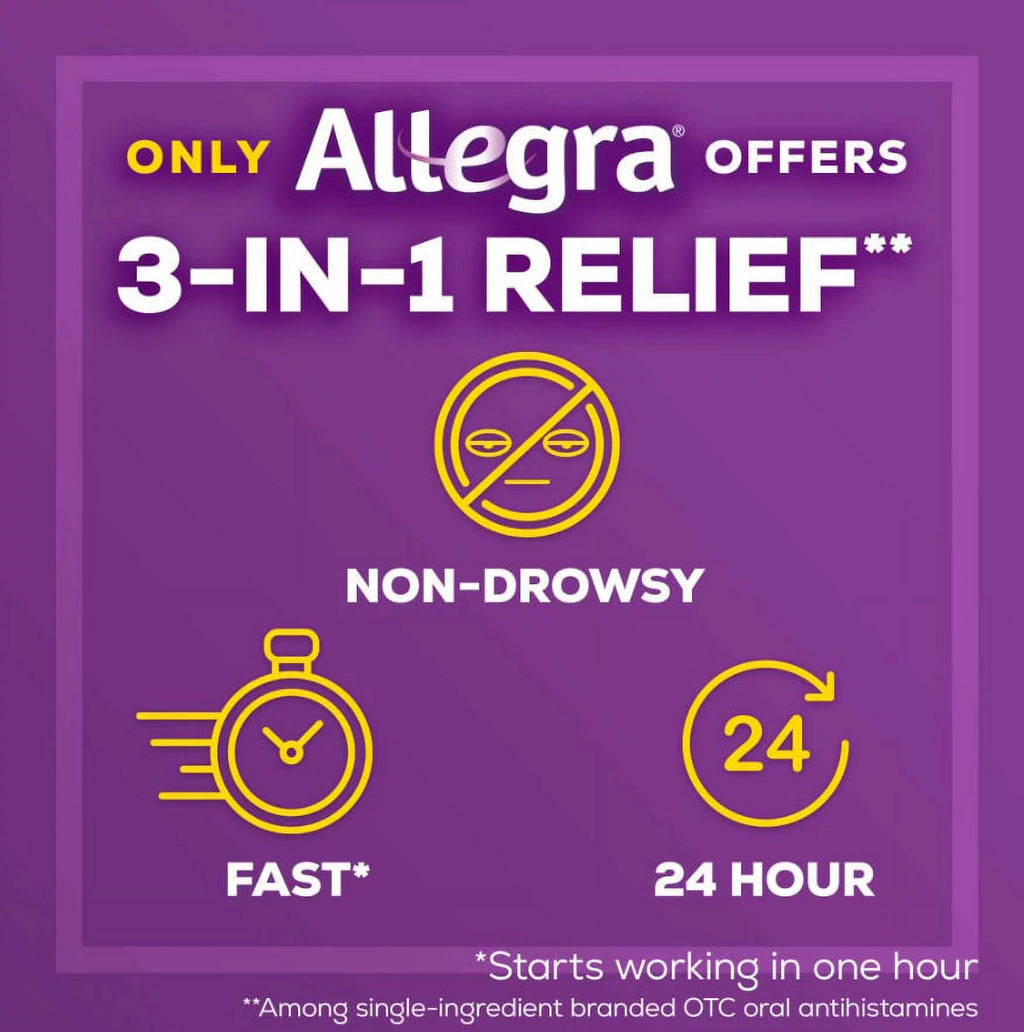 90 tablets 180 mg Antihistamine Allergy Relief E98780
