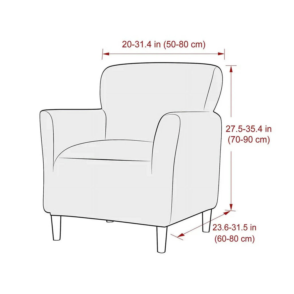 1-Piece Stretch Waterproof Sofa Chair Slipcovers Q426