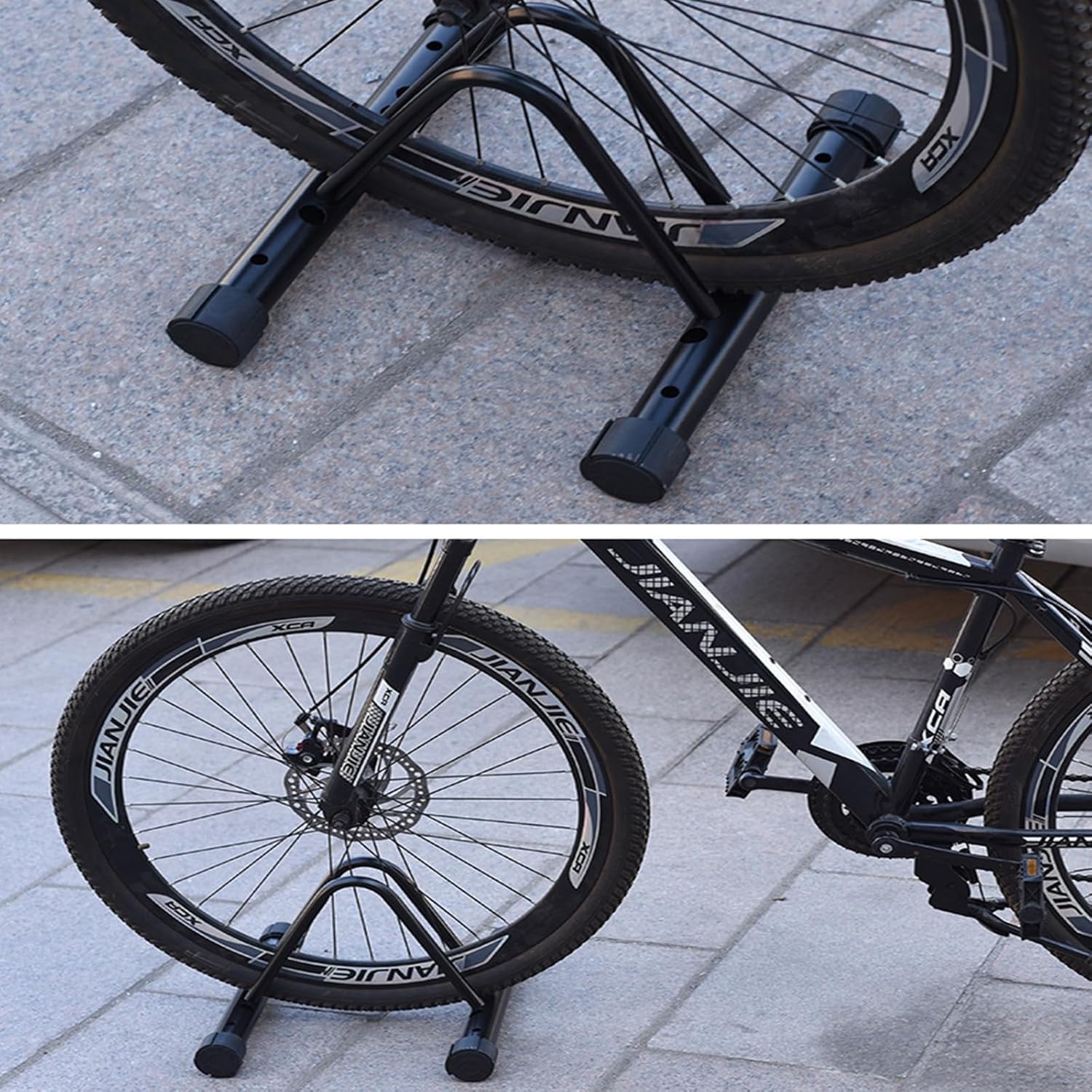 Adjustable Single Bike Floor Stand Parking Rack R988859