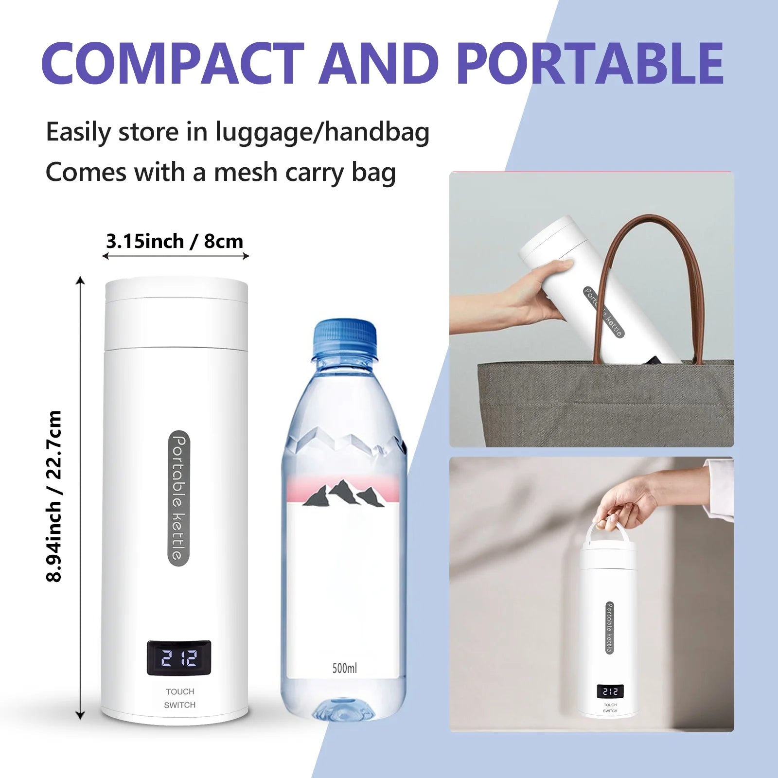 Portable Electric Kettle 400ML X971887