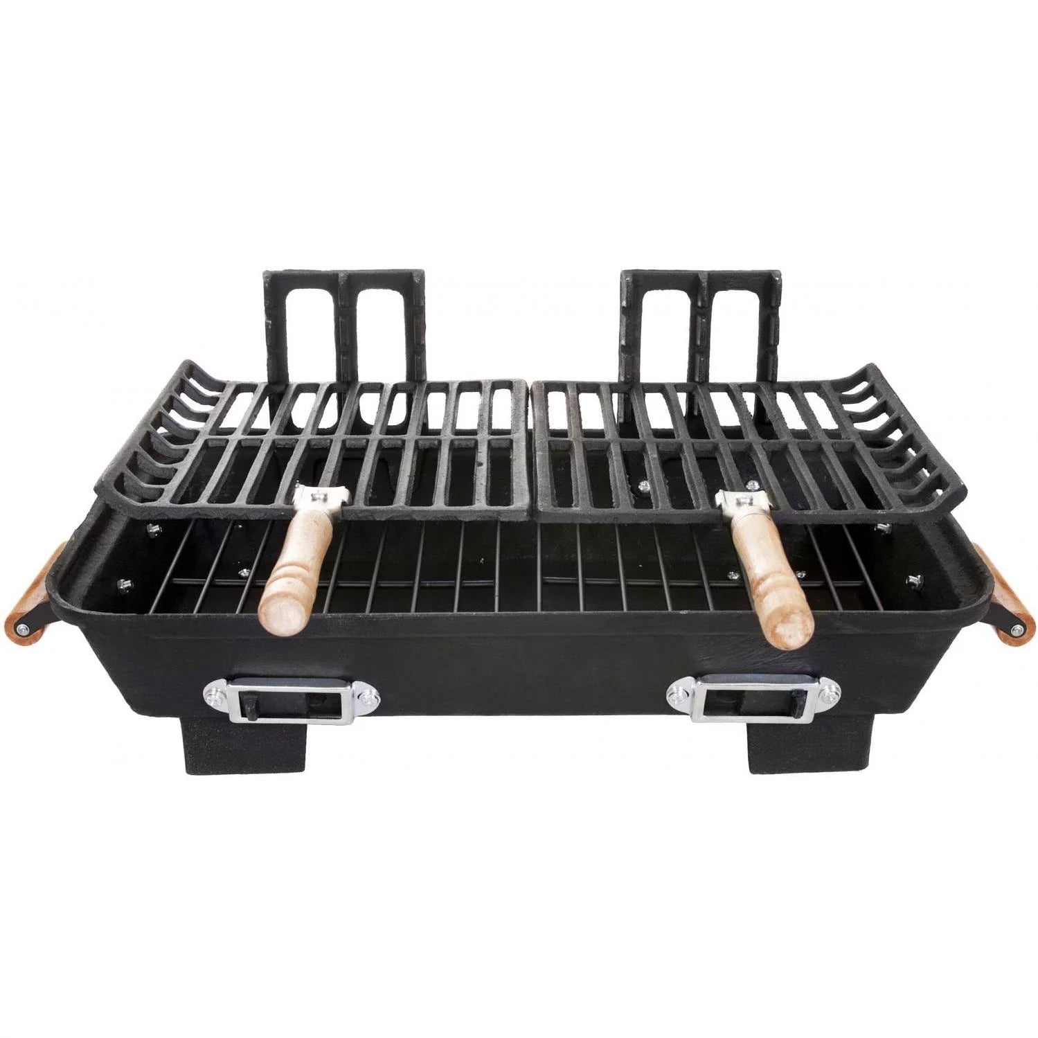 Cast Iron Hibachi Tabletop Charcoal BBQ Grill D689