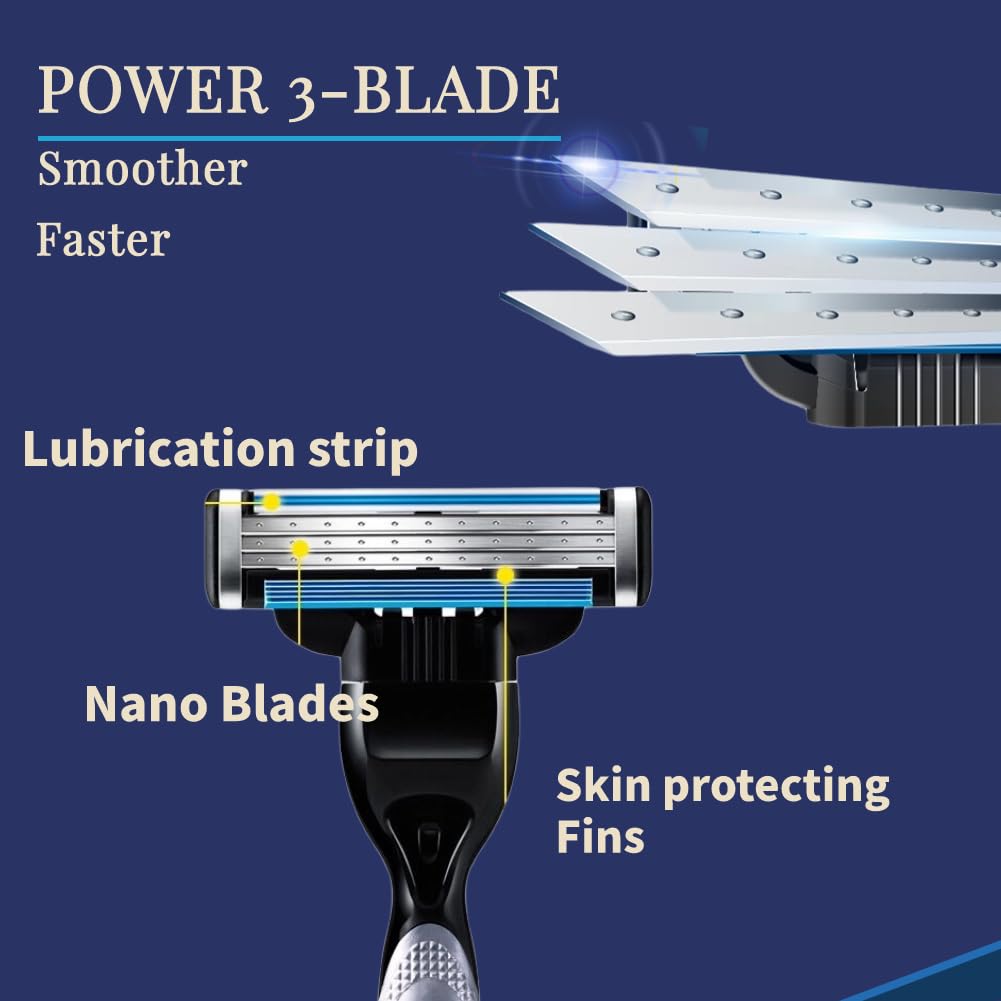 36 Pcs Stainless Steel Razor Blades Refills U819819