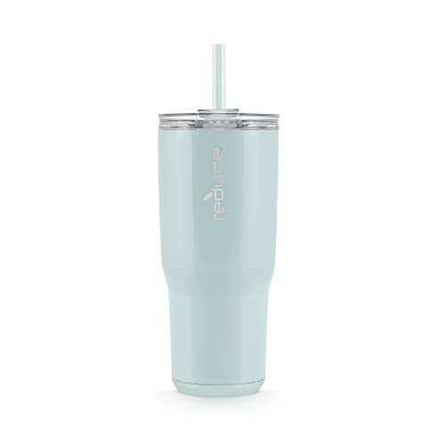 34 oz Vacuum Insulated Stainless Steel Tumbler with Lid and Straw Y5618