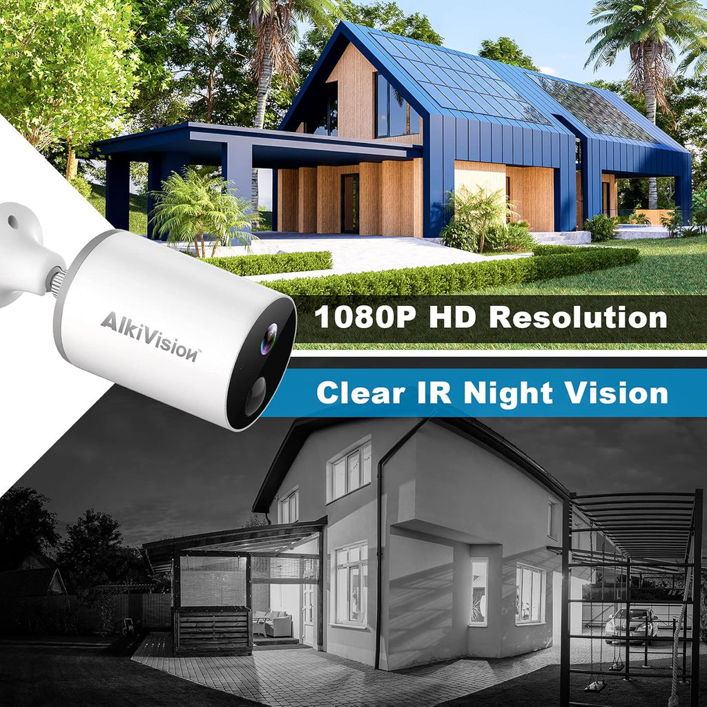 Wireless 1080p HD Outdoor Security Camera with Night Vision O674