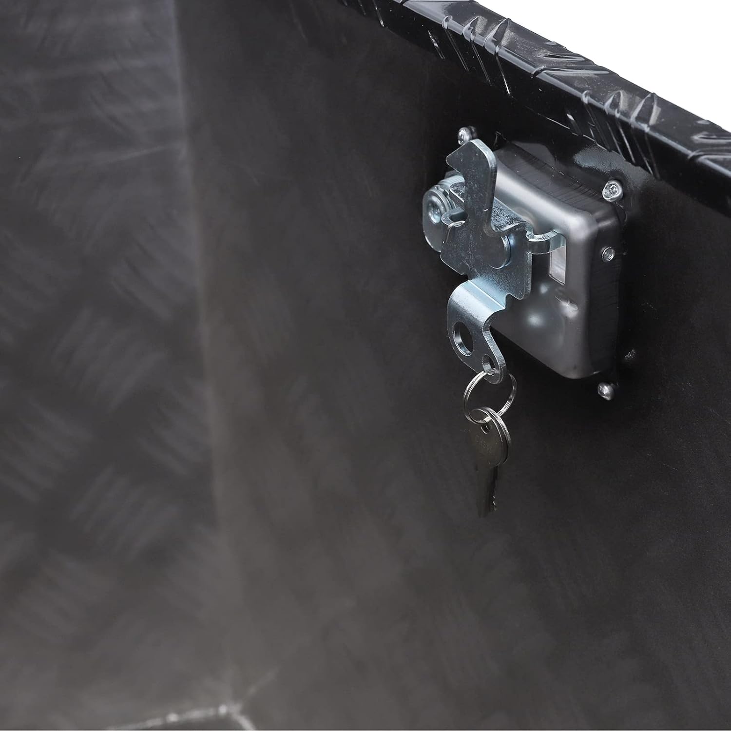Black Aluminum Trailer Tongue Tool Box U605