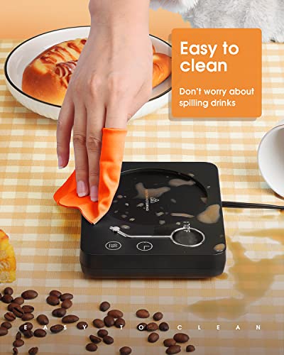 Electric Cup Warmer with Timer and 3-Temperature Settings P9329