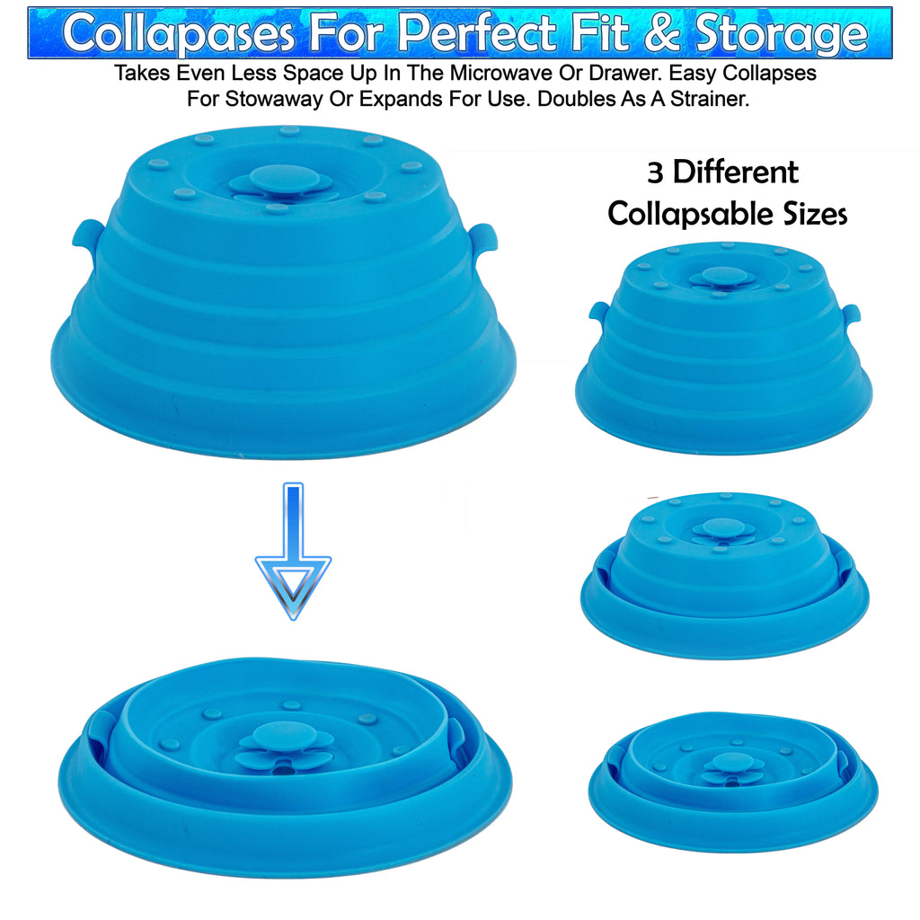 2 Magnetic Silicone Microwave Cover Lid E8246