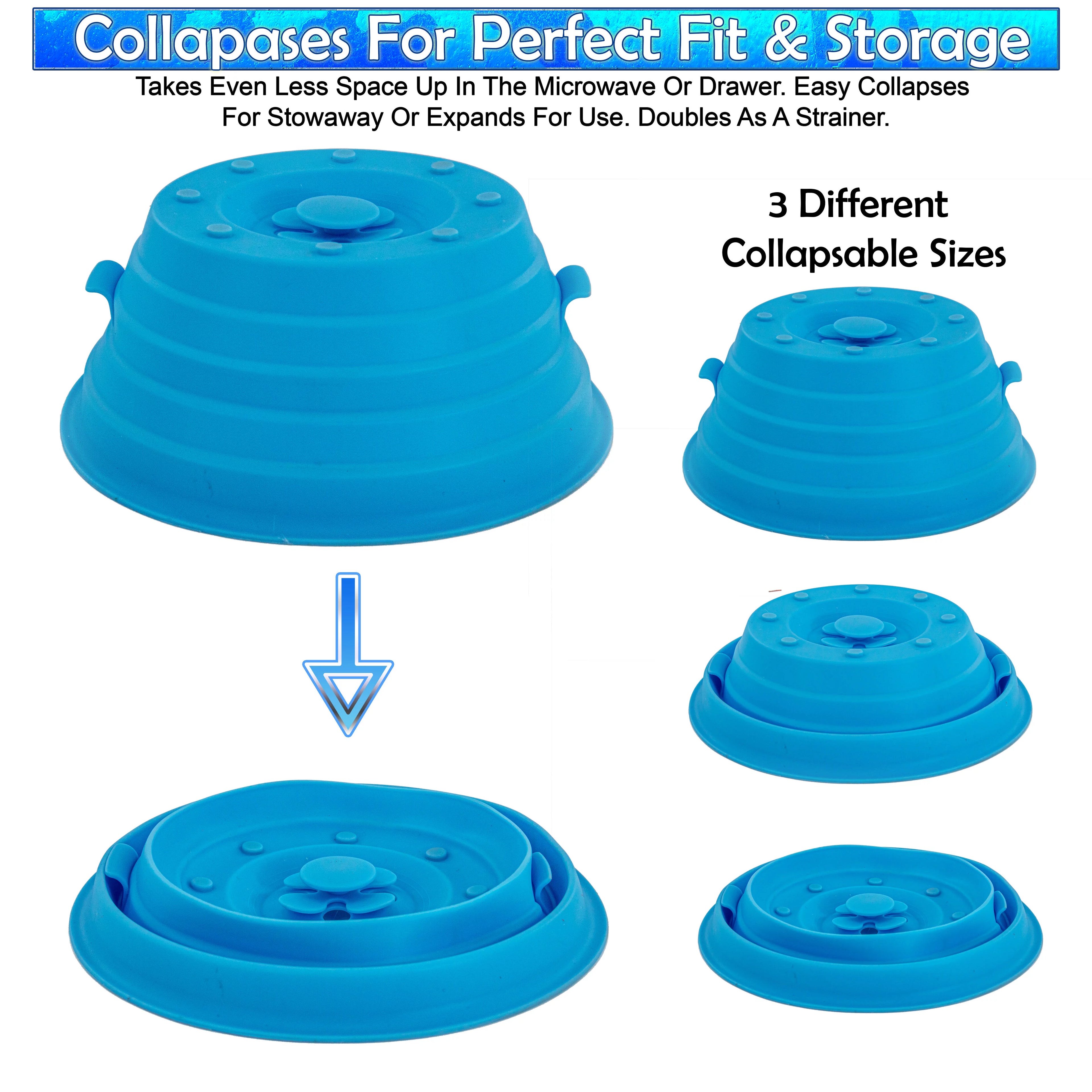 2 Magnetic Silicone Microwave Cover Lid E8246