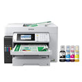 White Wireless Wide-Format Color All-in-One Supertank Printer with Scanner, Copier, Fax and Ethernet Y3206