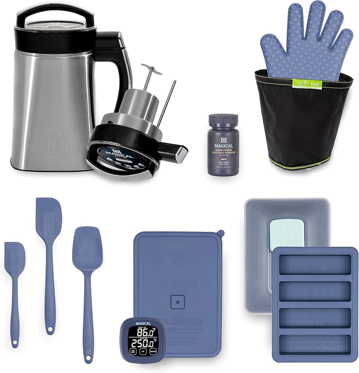 Botanical Extractor with Cookbook Decarbox Bundle L8231