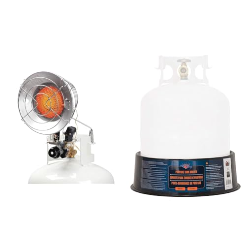Grey Silver Portable Propane Radiant Heater C343544