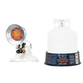 Grey Silver Portable Propane Radiant Heater C343544