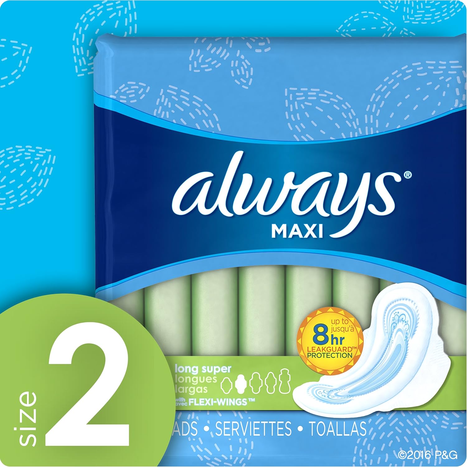Super Pads with Wings Unscented 32 Count S27338