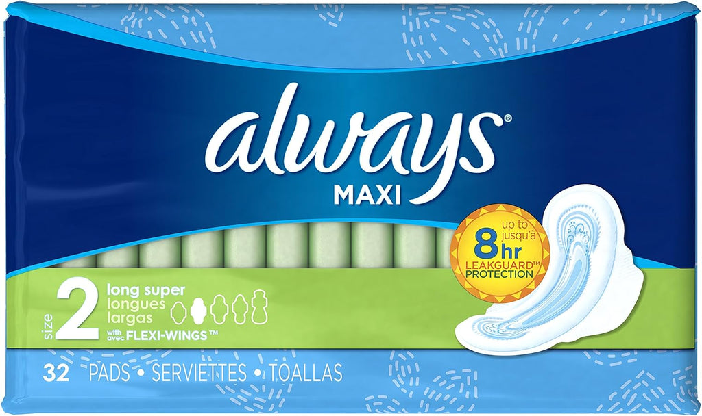 Super Pads with Wings Unscented 32 Count S27338