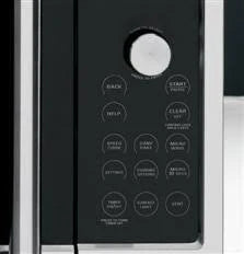 900W Built-In Convection Microwave and Grill and Exhaust System 1.7 cu ft Black Stainless Steel J824582
